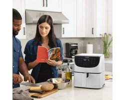 Cosori CP158-AF-RXW Airfryer – 5.5 l – 1700 W – Anti-aanbaklaag – BPA-vrij – Met display – Timerfunctie – Oververhittingsbeveiliging