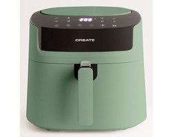 CREATE AIR PRO LARGE Enkel 6,2 l Vrijstaand 1800 W Heteluchtfriteuse Salie