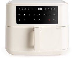 CREATE - Airfryer zonder olie 10 L met scheidingssysteem - 10 vooringestelde programma's - Gebroken wit - AIR FRYER DUAL