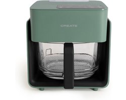 CREATE - Olievrije friteuse van 4,2 L met stoomfunctie - Sage - AIR FRYER CRYSTAL