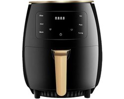 Digitale Airfryer - 8 liter - Groot - Heteluchtfriteuse - Zwart - Digital Touchscreen