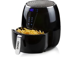 DOMO DO532FR Airfryer XL - Heteluchtfriteuse - LCD display - 4L - PFAS-vrij - Zwart