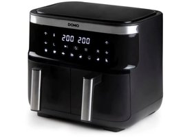 DOMO DO537FR Airfryer XXL - Heteluchtfriteuse 'double fry zone' - 2 x 4 L - 2850 W