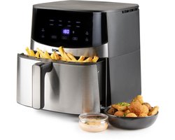 DOMO DO547FR Airfryer XXL - Heteluchtfriteuse - 7L - PFAS-vrij - Inox