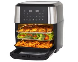 Embelle 12L Heteluchtfriteuse - Keukenmachine Zonder Olie - Met LED-Touchbediening - Zichtbaar Venster, Slimme Friteuse