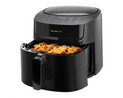 Emerio Airfryer XL 1800W - 7,2 Liter Heteluchtfriteuse - Regelbare thermostaat 40ºC tot 200ºC - BPA-Vrij en 8 Kookprogramma's - AF-129622.1 Zwart
