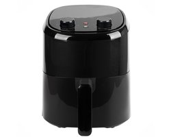 Emerio Heteluchtfiteuse 1000W - 2.2L - 140-200ºC - Cool touch - Timer - Eindsignaal - Snelle opwarmfunctie - Anti-slip - Anti-aanbak - AF-130646 Zwart