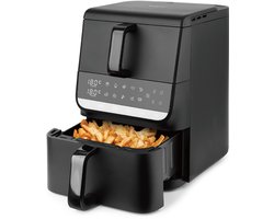 Emerio Heteluchtfriteuse 2500W - Dual zone - Sync finish - 3.5L + 6.5L - Digitaal display - 80-200ºC - Snelle opwarmfunctie - Cool touch - Timer - AF-133542