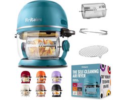 Gezonde Contactloze Airfryer 5L met Glazen Pan en 360 Graden Zicht