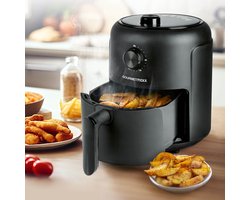 GOURMETmaxx Heteluchtfriteuse met 2,3 liter & 1000 watt - incl. timer & 8 functies