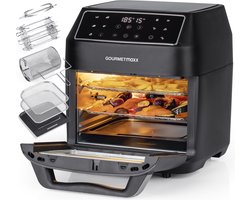 GOURMETmaxx Heteluchtoven Digitaal 12l - Zwart