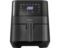 Inventum GF350HLDB - Airfryer - Hetelucht friteuse - 3,5 liter - 8 automatische programma's - 80 tot 200 graden - 1500 watt - Zwart