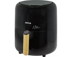 Jocca Digitale Airfryer – Heteluchtfriteuse – 3.8L – Nature Zwart Design – Met Timer & Temperatuurregeling – Compact & Energiezuinig - 2187N