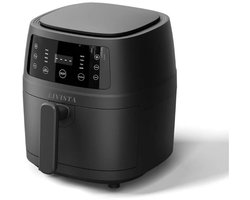 Livista Airfryer XXL – 6L – 8 Programma’s – LCD Touchscreen – PFAS-vrij – 1400W – Zwart