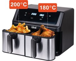 Luchtfriteuse Eldom IK1500 dualcrisp Zwart 2000 W 9 L