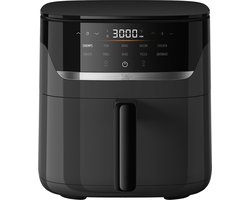 Maison & Kitchen Airfryer - Heteluchtfriteuse - PFAS-vrij - 1500W - 5L Inhoud - 80ºC tot 200ºC - Zwart