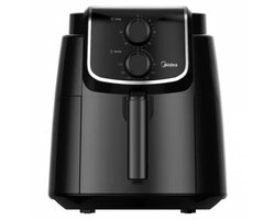 Midea MF‑TN35D - Heteluchtfriteuse - 3,5 L - 1500 W - Zwart - Draaiknoppen