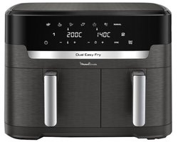 Moulinex EZ942HF0 friteuse Dubbel 11 l Vrijstaand 2020 W Heteluchtfriteuse Houtskool