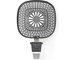 Nedis Grillpan voor Heteluchtfriteuse - Anti-aanbak laag - Vaatwasserbestendig - Metaal - Grijs