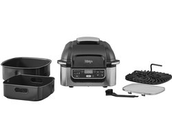 Ninja AG301EU - 2-in-1 Grill & Hetelucht Friteuse 5,7 liter - Grijs/Zwart