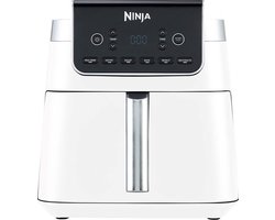 Ninja Airfryer XXL Max Pro - 6.2 liter - 6 Kookprogramma's - in Hoogte Verstelbare Plaat - 2024 Model - AF180EUWH - Wit
