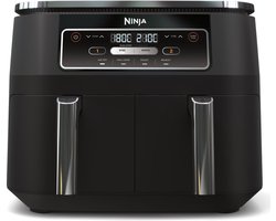 Ninja Foodi AF200EU Dubbele Airfryer XXL - Dubbele Mand - 7.6 Liter - Dual Zone Technologie
