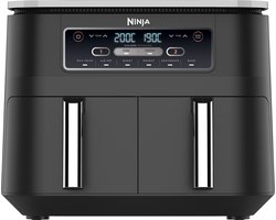 Ninja Foodi AF300EU Dubbele Airfryer XXL - Dubbele Mand - 7.6 Liter - Dual Zone Technologie