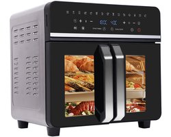Ohana DT - Airfryer Oven - Heteluchtfriteuse - Heteluchtoven - XXL - 23L - 15 Programma's - 2200W - LED Display -Zwart
