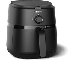 Philips 1000 Series Airfryer - NA120/00 - Draaiknopbediening - 4.2L - Tot 4 Personen - Zwart