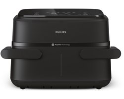 Philips 1000 Series Dual Basket Airfryer - NA150/00 - Dubbele Mand - Flexible Basket - 7.1L - Tot 5 Personen