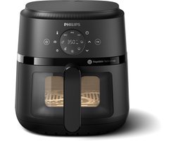 Philips 2000 Series Airfryer - NA220/00 - Kijkvenster - RapidAir - 4.2L - Tot 4 Personen - Zwart
