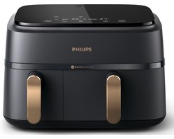Philips 3000 serie NA352/04 - Airfryer - 9L - Dubbele mand