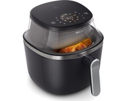 Philips 3000 Series Airfryer - NA331/00 - Kijkvenster - RapidAir Plus - 6.2L - Tot 5 Personen - Zwart