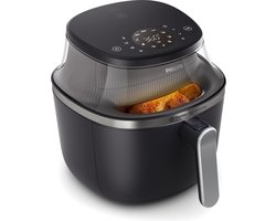 Philips 3000 Series Airfryer - NA341/00 - Kijkvenster - RapidAir Plus - 7.2L - Tot 6 Personen - Zwart