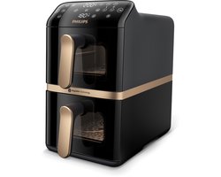 Philips 4000 series Gestapelde Airfryer met twee manden uit de 4000-serie