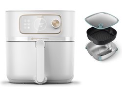 Philips 7000 series HD9876/25 friteuse Enkel 8,3 l Vrijstaand 2200 W Heteluchtfriteuse Wit
