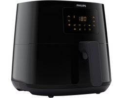 Philips Airfryer Essential 3000 Series - HD9270/96 - 6,2 liter (XL) - Heteluchtfriteuse - Warmhoudfunctie - 14 in 1 kookfuncties - Met spiesjes & grillrooster