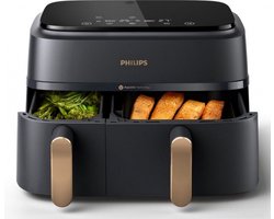 Philips Rapid Air Serie 3000 NA352/00 - Airfryer - Dubbele Mand - 9 Liter