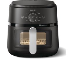 Philips Versuni 2000 - Heteluchtfriteuse - 6.2 Liter - 1700 Watt - Zwart