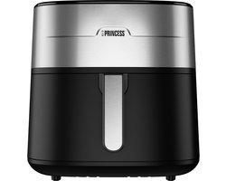 Princess 182280 Digitale Airfryer 8L - Dual heating - Digitaal LED-touchscreen - PFAS-vrij - Makkelijk schoon te maken