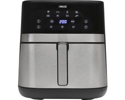 Princess 182474 DualHeat Airfryer - 7L - 2300 W - PFAS vrij - Dubbele verwarmingselementen - 12 voorgeprogammeerde programma's - Stijlvol matzwart ontwerp