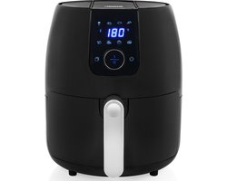 Princess Digitale Airfryer XXL 182025 - Heteluchtfriteuse - 4.5 liter - 8 voorgeprogrammeerde programma’s - Inclusief grillrek - 1500 W - Zwart
