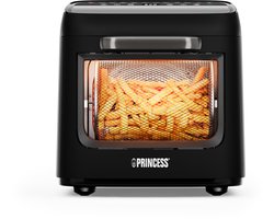 Princess Heteluchtfriteuse - Airfryer Oven Vision - 182288 - 12,6L capaciteit - 1800W - 12 Bakprogramma's - PFAS-Vrij