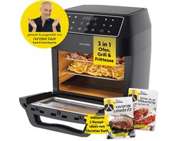 Rachs KOCHWERK heteluchtoven digitaal 12l 1700W zwart