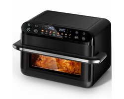 Saikefy Airfryer XXL - 11 Liter- 8Programma's - Airfryer met Intelligent Touchbediening - Hetelucht friteuse