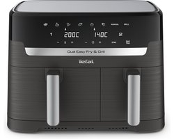 Tefal Easy Fry Dual XXL & Grill EY905B - Dubbele Airfryer - 8.3L - Dubbele Mand - Grillfunctie - XXL Capaciteit