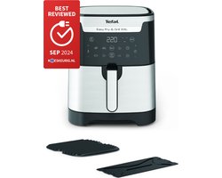 Tefal Easy Fry & Grill XXL EY801D - 2-in-1 Airfryer - 6,5L - Grillfunctie - Voor 6 Personen - RVS