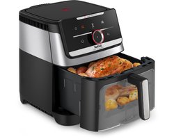 Tefal Easy Fry Smart & Silence XXL EY876D - Stille Airfryer XXL - 7L - 1700W - 55 Programma's - Tot 8 Personen
