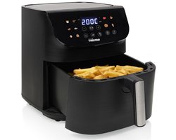 Tristar Airfryer FR-9073 - 9 l - Heteluchtfriteuse - Digitaal LED Touchscreen - 12 programma's - Zwart - 1800 Watt
