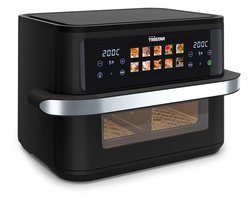 Tristar Dualzone Flex Airfryer 10 L – 2800 W – Dubbele Heteluchtfriteuse – 8 Programma’s – Zwart & RVS – Digitaal Display – FR-9078